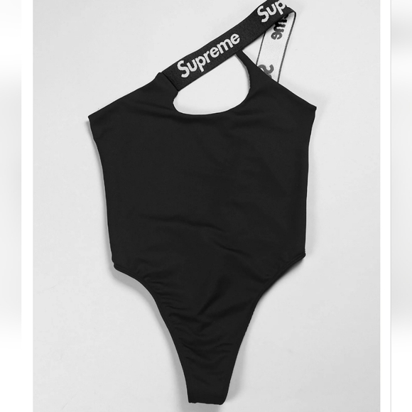 NWOT Frankie Collective Supreme Asymmetric Bodysuit size small - Picture 2 of 15